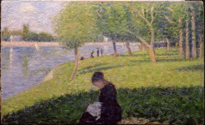 Die Näherin oder Sonntag auf der Grande Jatte, Studie für 